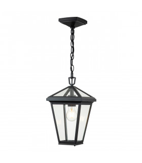 Hinkley Alford Place Outdoor Pendant Ceiling Light Museum Black IP44-1