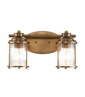 Kichler Ashland Bay Wall Lamp Natural Brass IP44-1