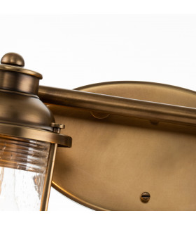 Kichler Ashland Bay Wall Lamp Natural Brass IP44-2