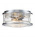 Kichler Ashland Bay Bathroom Ceiling Light Polished Chrome IP44-1
