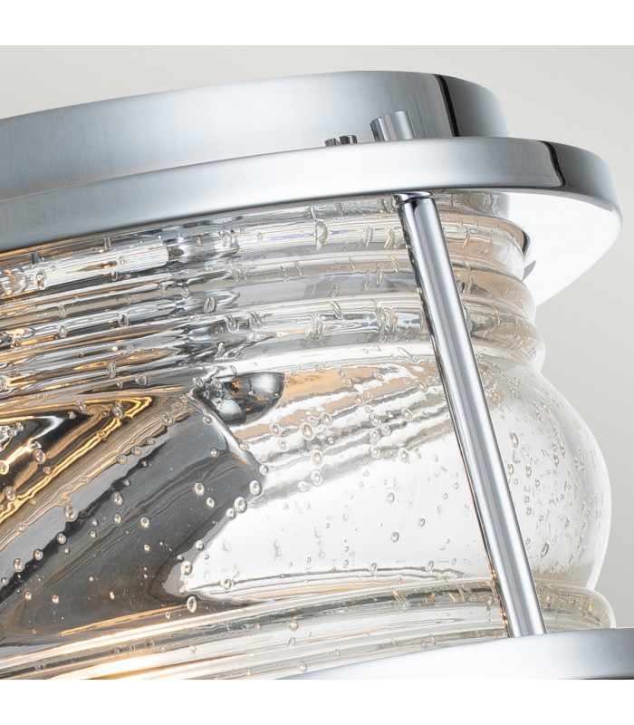Kichler Ashland Bay Bathroom Ceiling Light Polished Chrome IP44-2