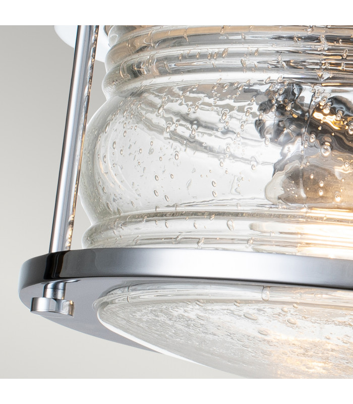 Kichler Ashland Bay Bathroom Ceiling Light Polished Chrome IP44-3