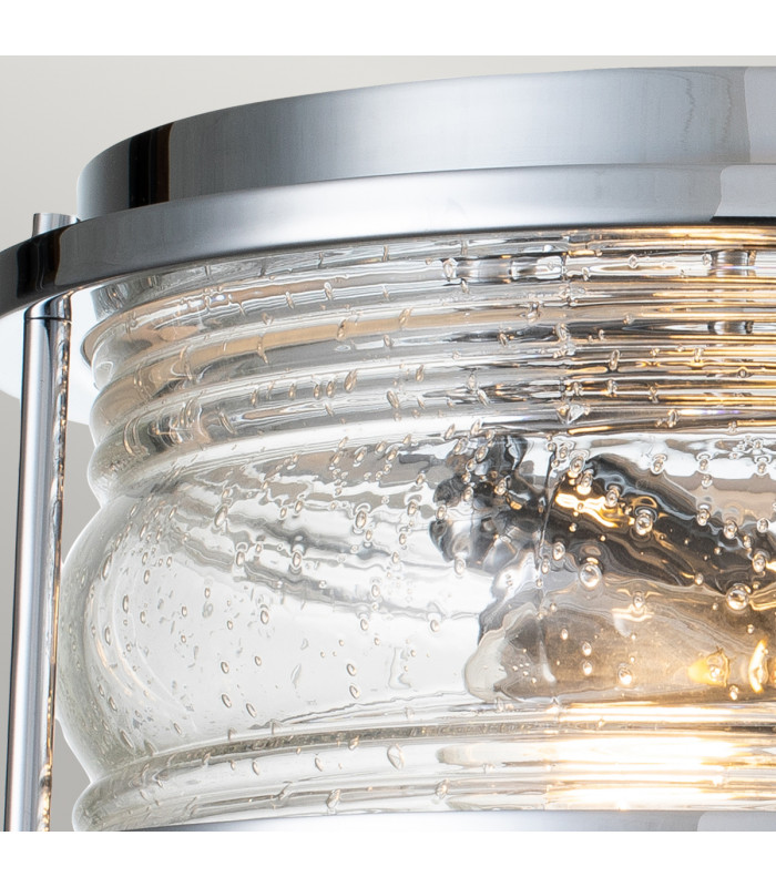 Kichler Ashland Bay Bathroom Ceiling Light Polished Chrome IP44-4