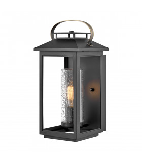 Hinkley Atwater Outdoor Wall Lantern Black IP44-1