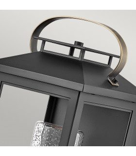 Hinkley Atwater Outdoor Wall Lantern Black IP44-2