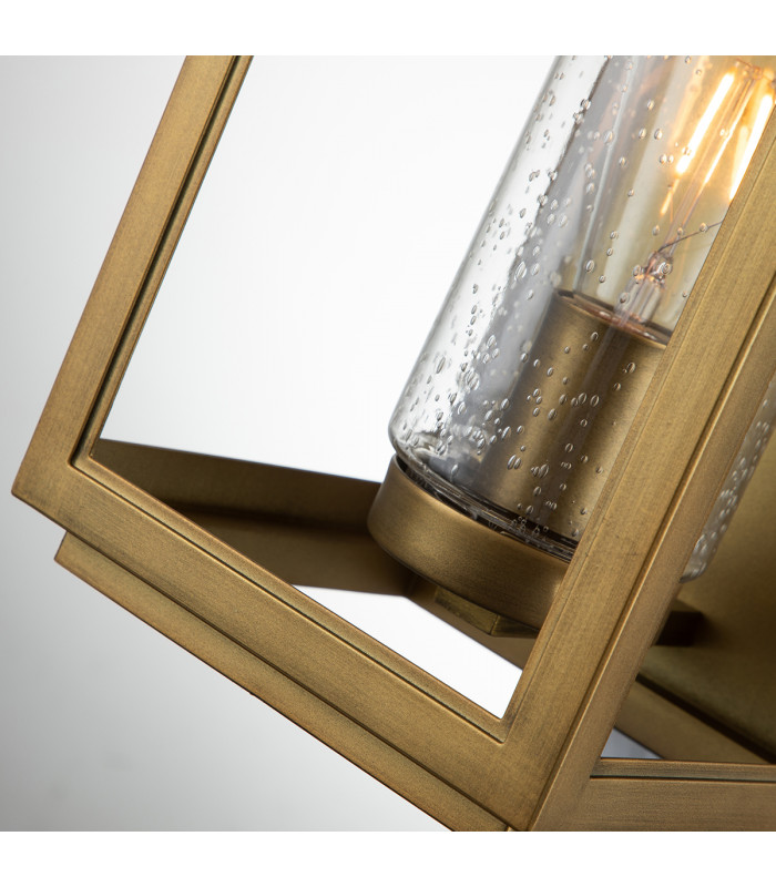 Hinkley Atwater Outdoor Wall Lantern Painted Distressed Brass IP44-4