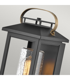 Hinkley Atwater Outdoor Wall Lantern Black IP44-2