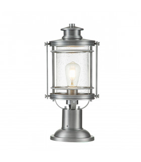 Quoizel Booker Outdoor Pedestal Light Industrial Aluminium IP44-1