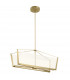 Kichler Calters Integrated LED Bar Pendant Ceiling Light Champagne Gold 3000K-1