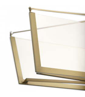 Kichler Calters Integrated LED Bar Pendant Ceiling Light Champagne Gold 3000K-2