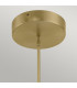 Kichler Calters Integrated LED Bar Pendant Ceiling Light Champagne Gold 3000K-3