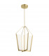Kichler Calters Integrated LED Pendant Ceiling Light Champagne Gold 3000K-1