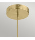 Kichler Calters Integrated LED Pendant Ceiling Light Champagne Gold 3000K-3