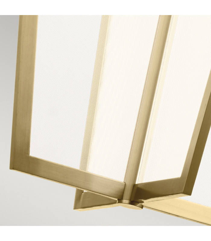 Kichler Calters Integrated LED Pendant Ceiling Light Champagne Gold 3000K-5