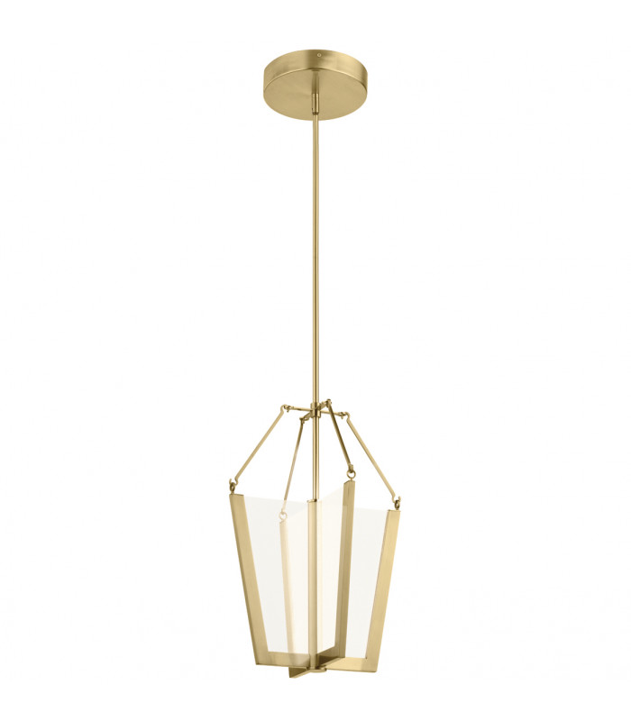 Kichler Calters Integrated LED Pendant Ceiling Light Champagne Gold 3000K-1