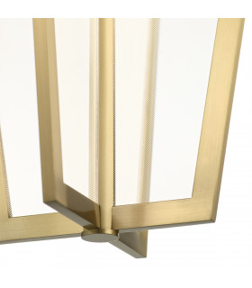 Kichler Calters Integrated LED Pendant Ceiling Light Champagne Gold 3000K-2