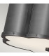 Hinkley Chance Cylindrical Ceiling Light Blackened Brass-3