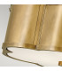 Hinkley Chance Cylindrical Ceiling Light Heritage Brass-4