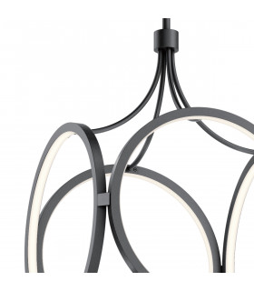 Kichler Ciri Integrated LED Pendant Ceiling Light Matte Black 3000K-2