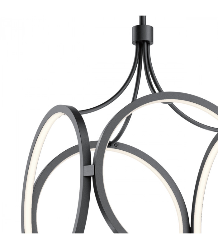 Kichler Ciri Integrated LED Pendant Ceiling Light Matte Black 3000K-2