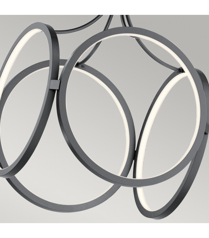 Kichler Ciri Integrated LED Pendant Ceiling Light Matte Black 3000K-4