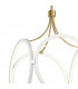 Kichler Ciri Integrated LED Pendant Ceiling Light White with Champagne Gold 3000K-2