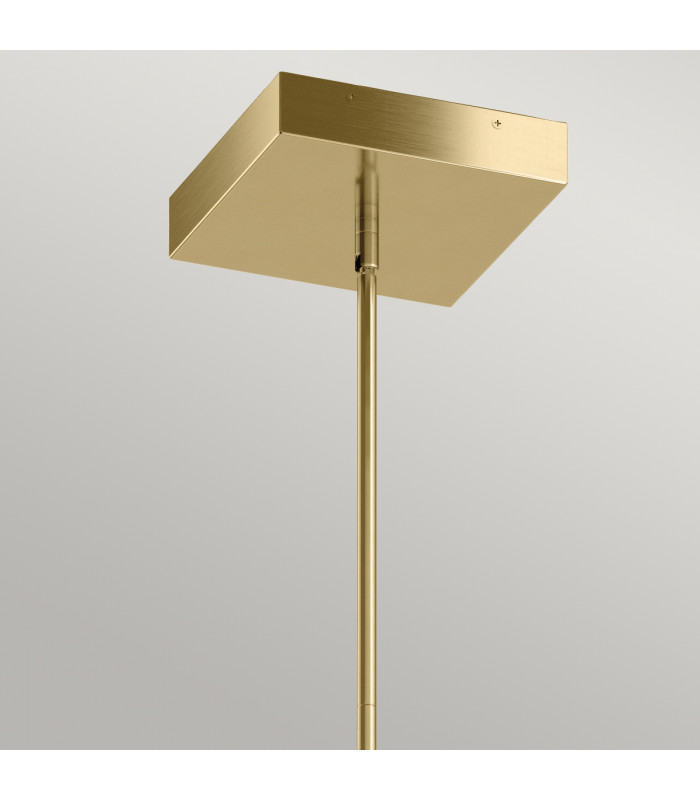 Kichler Ciri Integrated LED Pendant Ceiling Light White with Champagne Gold 3000K-3