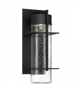 Quoizel Eames Integrated LED Outdoor Modern Wall Lamp Earth Black 3000K IP44-1