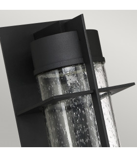 Quoizel Eames Integrated LED Outdoor Modern Wall Lamp Earth Black 3000K IP44-2