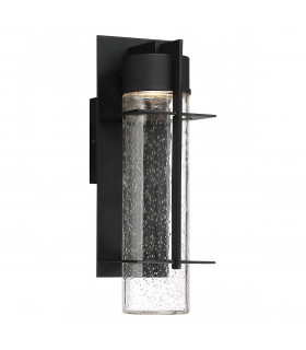 Quoizel Eames Integrated LED Outdoor Modern Wall Lamp Earth Black 3000K IP44-1