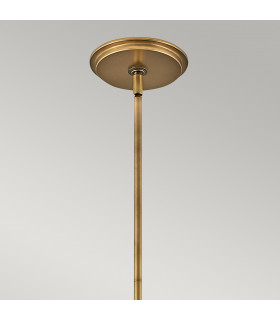 Hinkley Echelon Cylindrical Pendant Ceiling Light Heritage Brass-2
