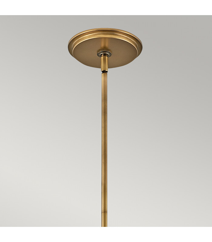 Hinkley Echelon Cylindrical Pendant Ceiling Light Heritage Brass-2