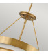 Hinkley Echelon Cylindrical Pendant Ceiling Light Heritage Brass-3