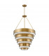 Hinkley Echelon Cylindrical Pendant Ceiling Light Heritage Brass-1