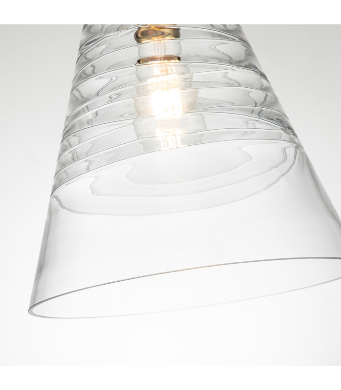 Feiss Elmore Dome Pendant Ceiling Light Burnished Brass-5