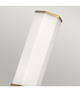 Hinkley Facet Integrated LED Bathroom Wall Lamp Heritage Brass 3000K IP44-2