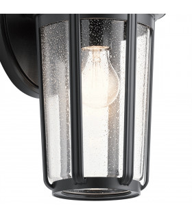 Kichler Fairfield Outdoor Wall Lantern Black IP44-2