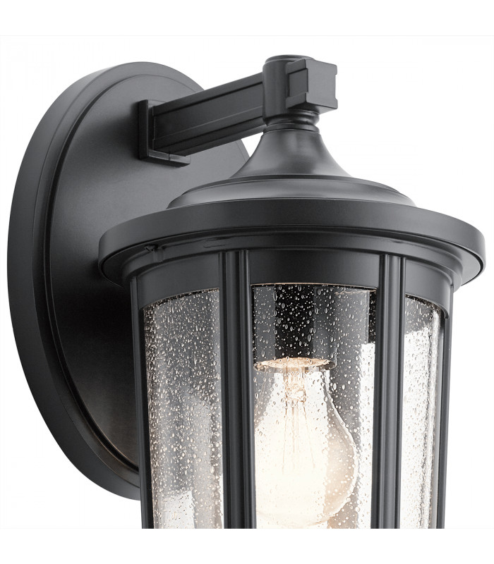 Kichler Fairfield Outdoor Wall Lantern Black IP44-3