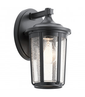 Kichler Fairfield Outdoor Wall Lantern Black IP44-1
