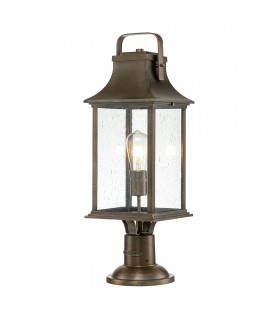 Hinkley Grant Outdoor Pedestal Light Burnished Bronze IP44-1