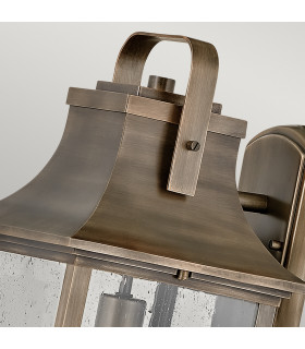 Hinkley Grant Outdoor Wall Lantern Burnished Bronze IP44-2