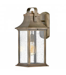 Hinkley Grant Outdoor Wall Lantern Burnished Bronze IP44-1