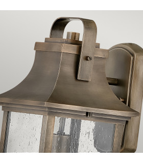 Hinkley Grant Outdoor Wall Lantern Burnished Bronze IP44-2