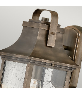 Hinkley Grant Outdoor Wall Lantern Burnished Bronze IP44-2