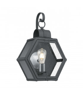 Quoizel Heath Outdoor Wall Lantern Mottled Black IP44-1