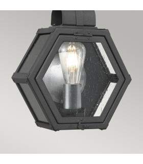 Quoizel Heath Outdoor Wall Lantern Mottled Black IP44-2