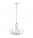 Kichler Kayva Integrated LED Multi Arm Pendant Ceiling Light Polished Nickel 3000K IP44-1