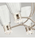Kichler Kayva Integrated LED Multi Arm Pendant Ceiling Light Polished Nickel 3000K IP44-5