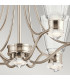 Kichler Kayva Integrated LED Multi Arm Pendant Ceiling Light Polished Nickel 3000K IP44-6