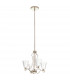 Kichler Kayva Integrated LED Multi Arm Pendant Ceiling Light Polished Nickel 3000K IP44-1